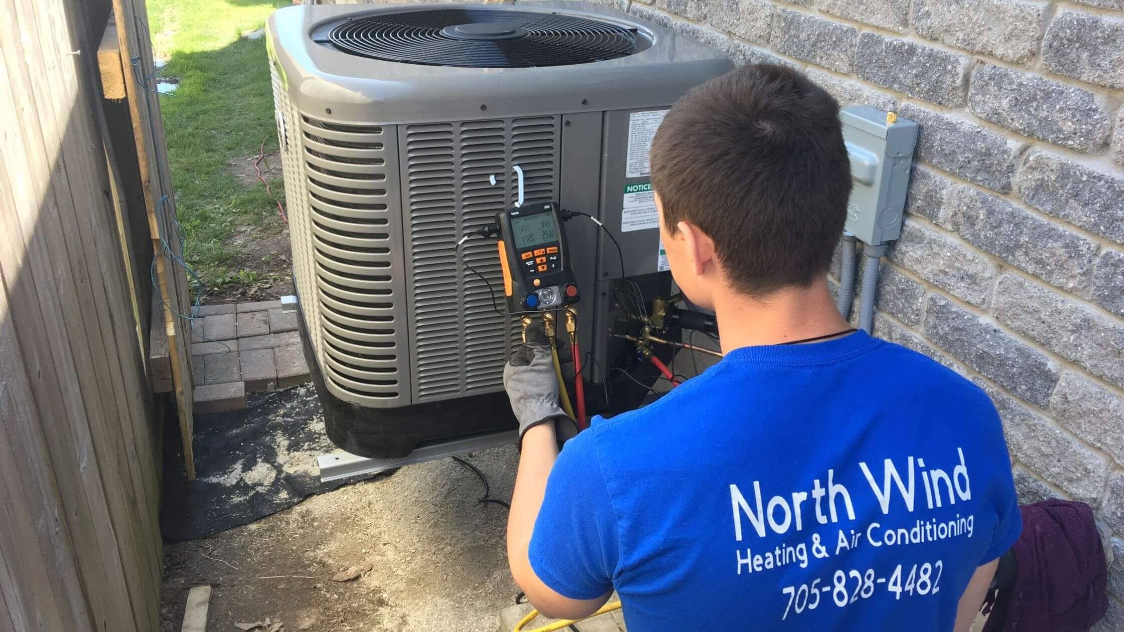 North Wind HVAC Check AC Thermostat