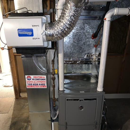 Richmond Hill humidifer installation north wind