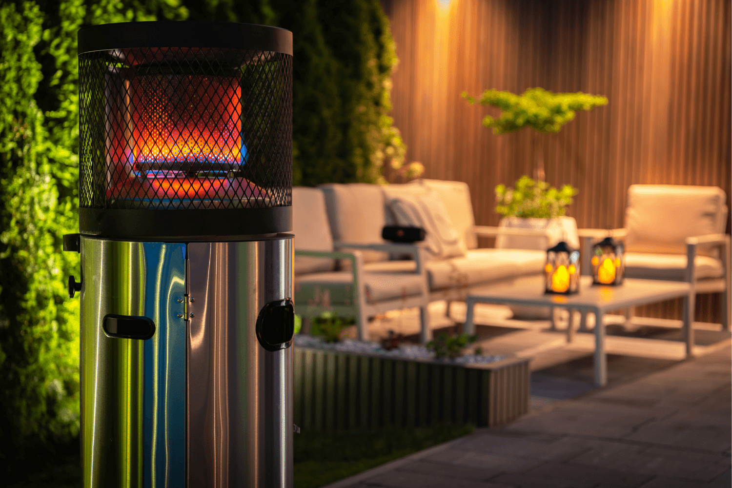 install restaurant patio heaters