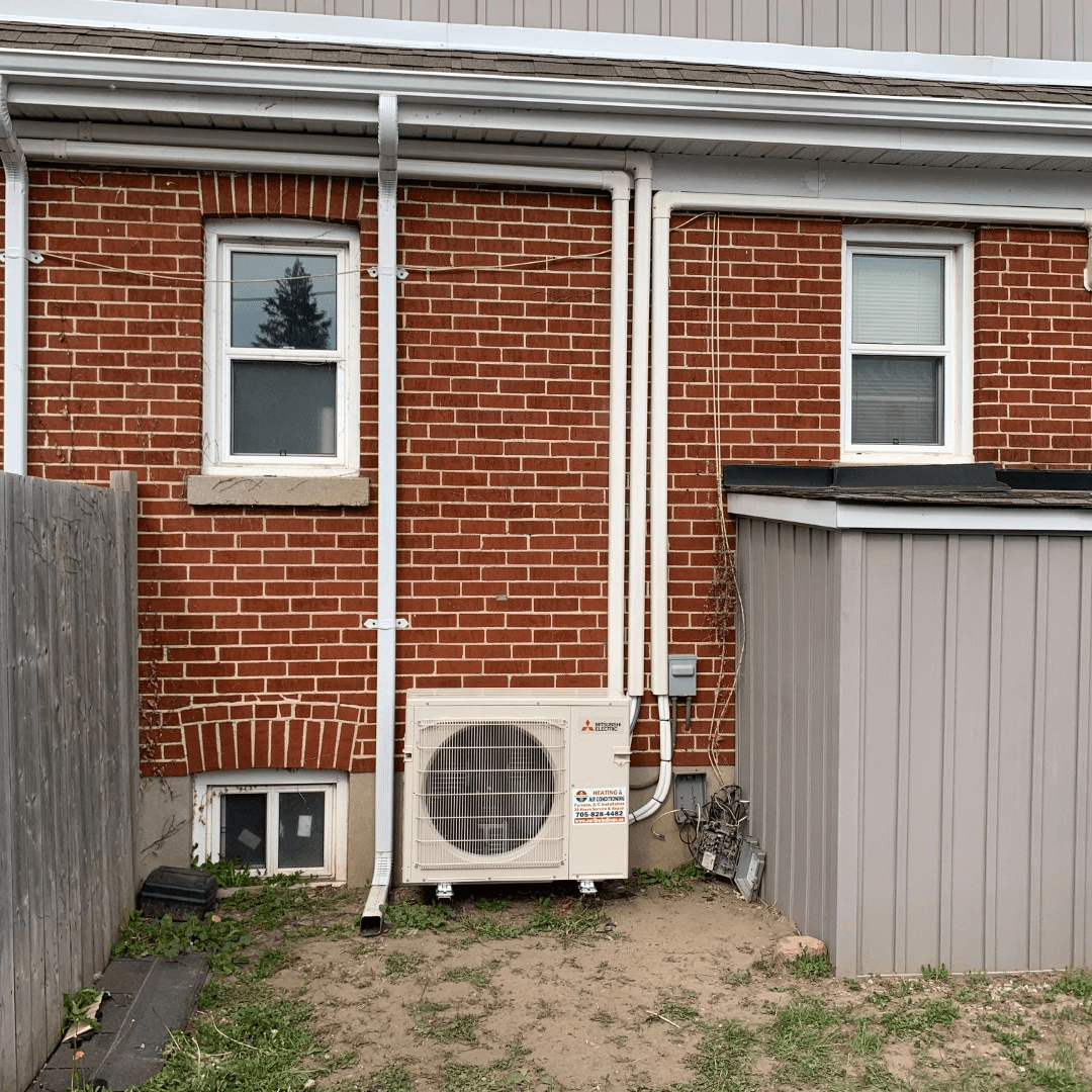 new heat pump installation