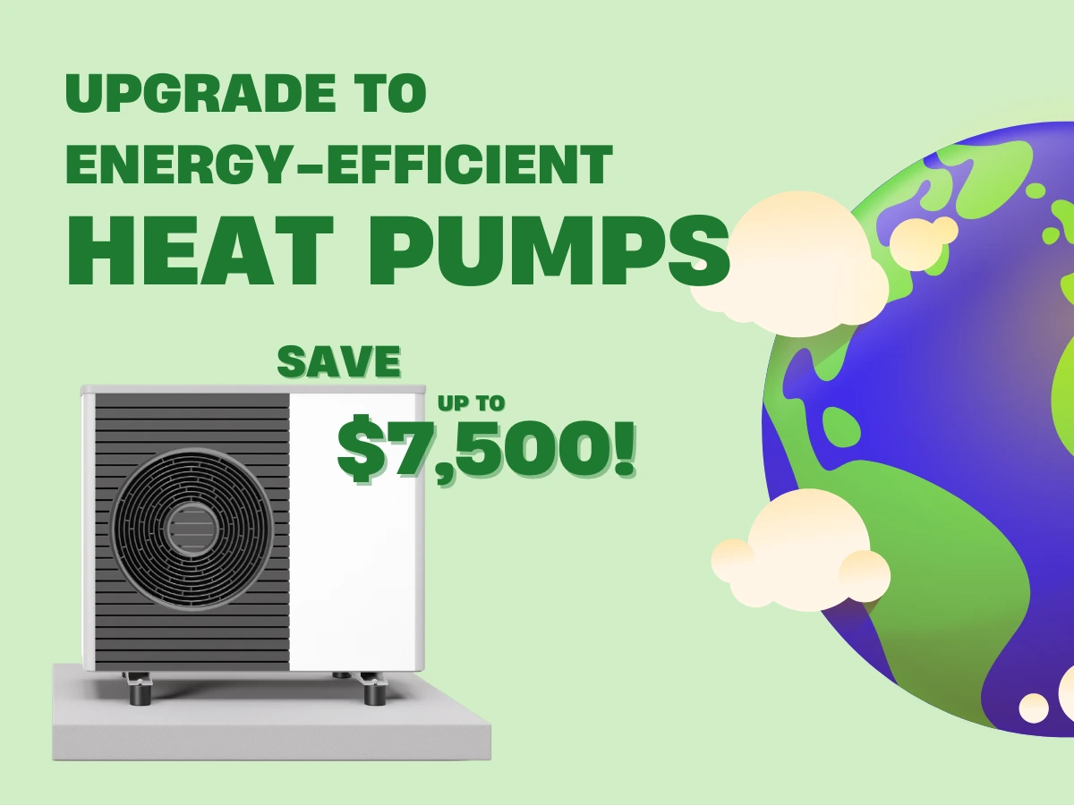 new heat pump installations with home reno savings program